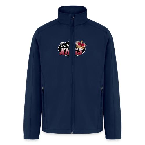 Passport Kings logo for dark shirts - Men’s Soft Shell Jacket