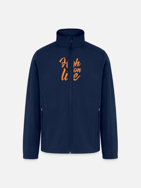 High On Life - Men’s Soft Shell Jacket - navy