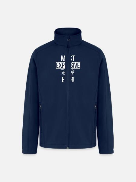 Most Expensive Day Ever - Men’s Soft Shell Jacket - navy