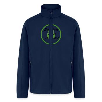Self Care Mode Activated - Men’s Soft Shell Jacket - navy - Front