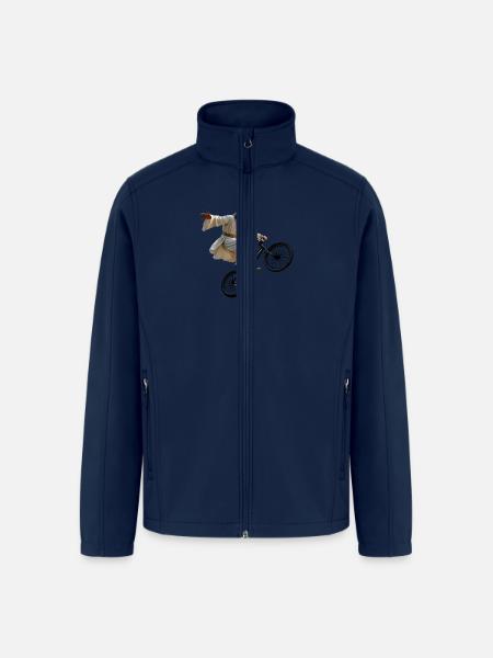 BMX Jesus - Men’s Soft Shell Jacket - navy