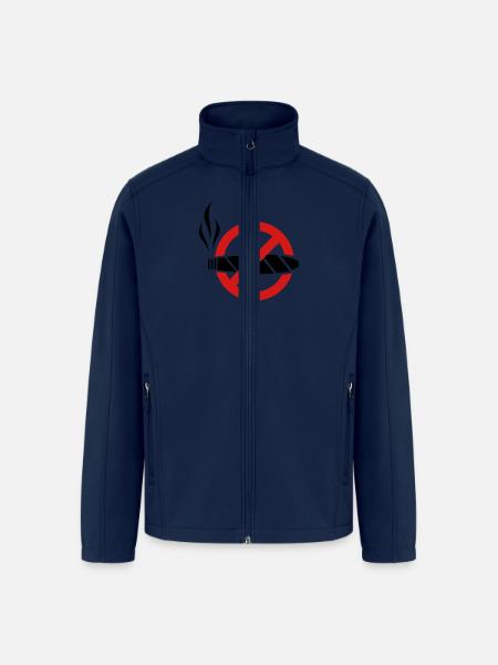 No smoking - cigar - Men’s Soft Shell Jacket - navy