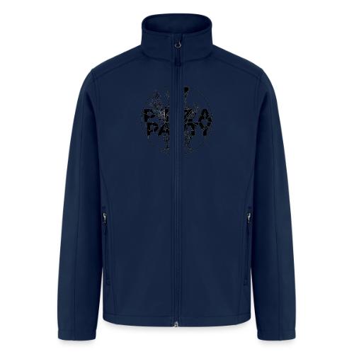 Pizza Pawty Bulldog T-Shirt | Funny Dog Pizza Tee - Men’s Soft Shell Jacket