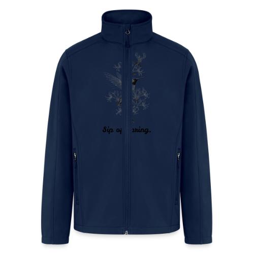 Hummingbird T-Shirt, Honeysuckle Vine - Men’s Soft Shell Jacket