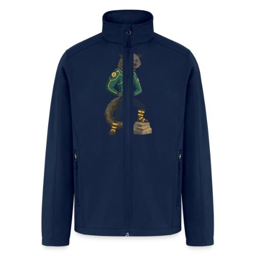 Raccoon Ranger in Neon Armor - Men’s Soft Shell Jacket