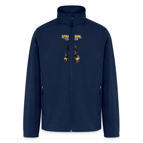 Stand Firm Chibi Warrior | 1 Peter 5:8-9 - Men’s Soft Shell Jacket