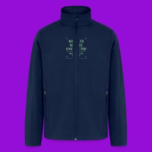 Results May Be Unexpected - Neon Green - Men’s Soft Shell Jacket