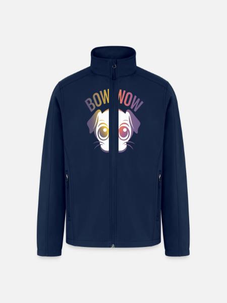 dog loyalty - Men’s Soft Shell Jacket - navy