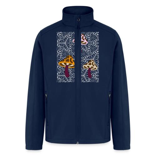 Fall Season Mushroom Designs - Men’s Soft Shell Jacket