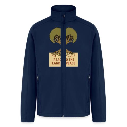 Peace To The Land Of Peace Tree Heart - Men’s Soft Shell Jacket