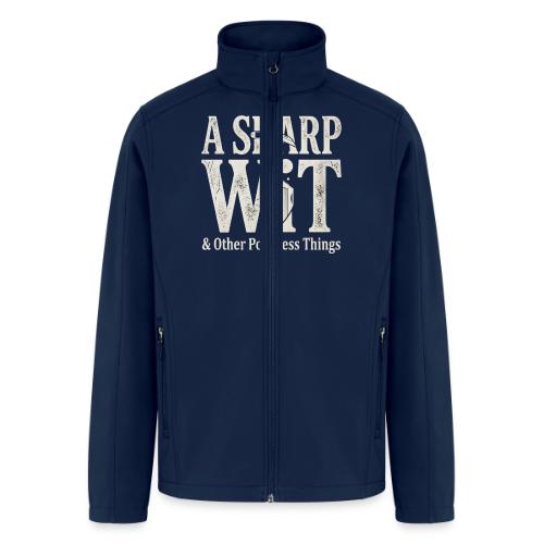 A Sharp Wit & Other Pointless Things - Knife Pun - Men’s Soft Shell Jacket