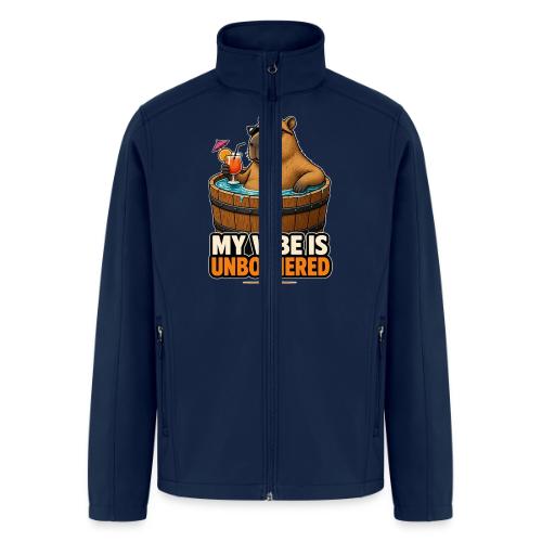 Unbothered Beaver in Wooden Tub - Men’s Soft Shell Jacket