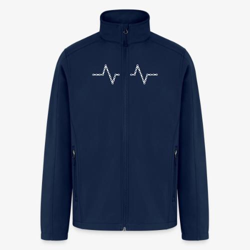 Bike Chain Heartbeat - Men’s Soft Shell Jacket