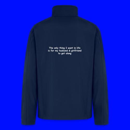 Get Along - Husband & Girlfriend - Men’s Soft Shell Jacket