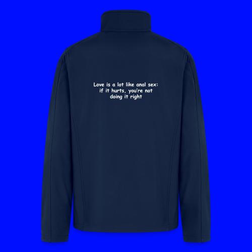 Love & Anal Sex - Men’s Soft Shell Jacket
