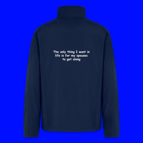 Get Along - Spouses - Men’s Soft Shell Jacket