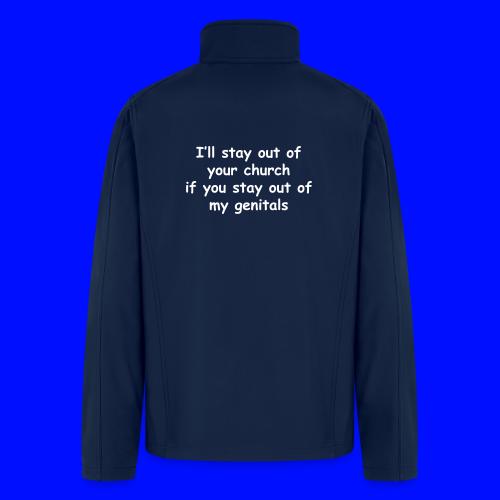 Church - Genitals - Men’s Soft Shell Jacket