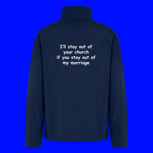 Church - Marriage - Men’s Soft Shell Jacket