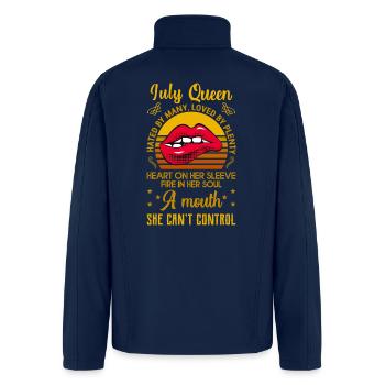 Cotton Magic - Men’s Soft Shell Jacket - navy - Back