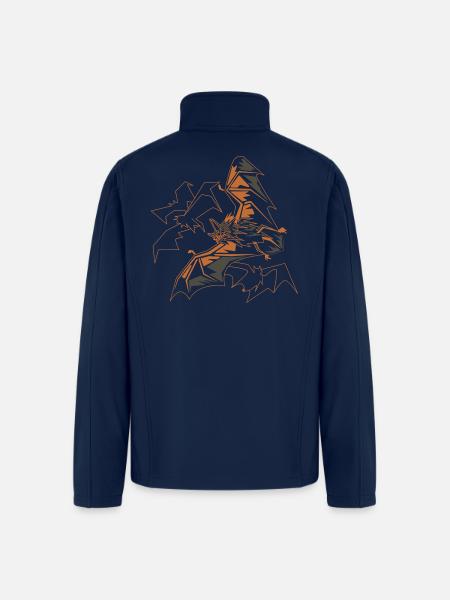 Polygon Bats - Men’s Soft Shell Jacket - navy