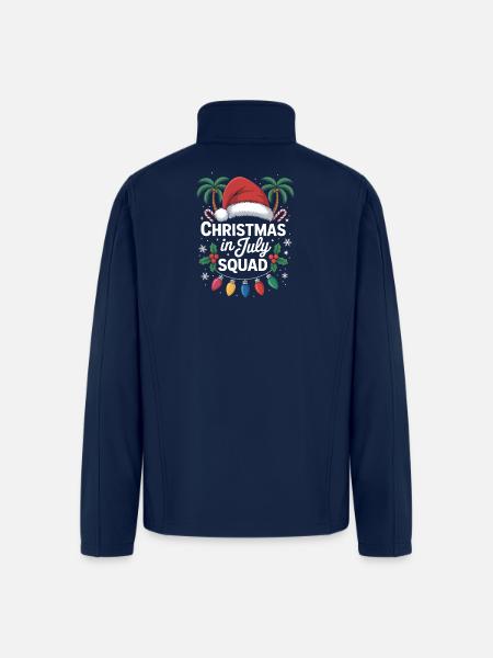 Christmas in July Squad - Men’s Soft Shell Jacket - navy