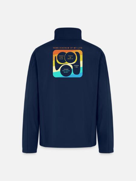 Internet Humor Money Meme - Men’s Soft Shell Jacket - navy
