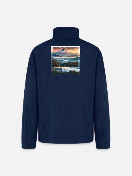 Pacific northwest - Men’s Soft Shell Jacket - navy