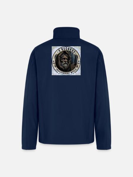 Forest Hermit Indie Badge - Men’s Soft Shell Jacket - navy