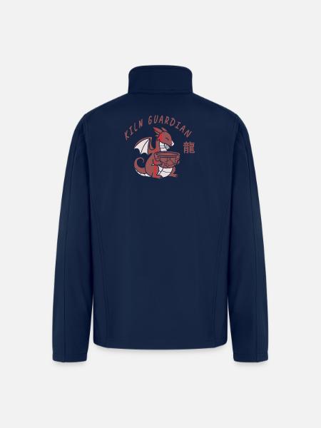 Kiln Guardian Dragon - Men’s Soft Shell Jacket - navy
