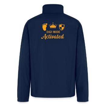 Dad Mode Activated - Men’s Soft Shell Jacket - navy - Back