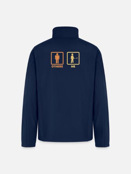 Me as a Baker - Men’s Soft Shell Jacket - navy