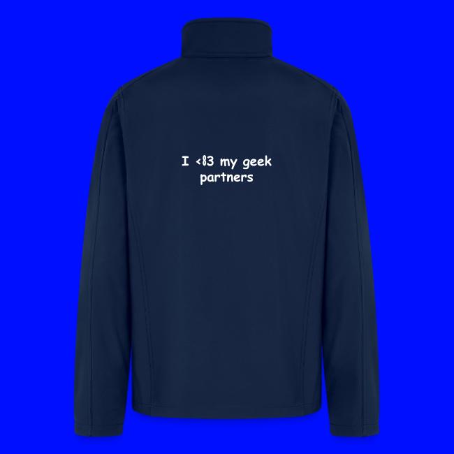 I <83 My Geek Partners (white)