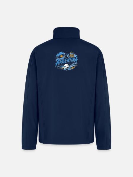 Sky Blue Glory - Men’s Soft Shell Jacket - navy