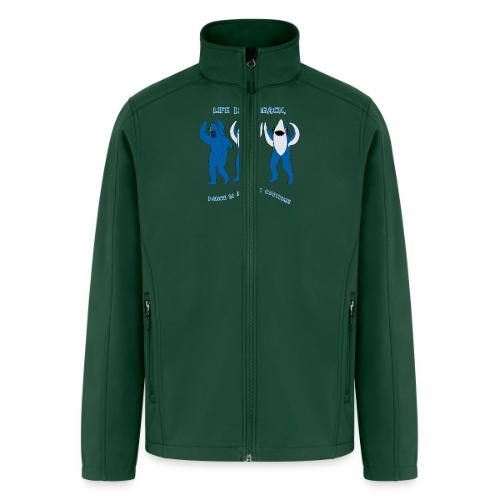 Dancing Sharks, Life Is a Beach - Men’s Soft Shell Jacket