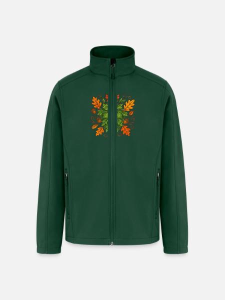 Autumn Greenman - Men’s Soft Shell Jacket - forest green