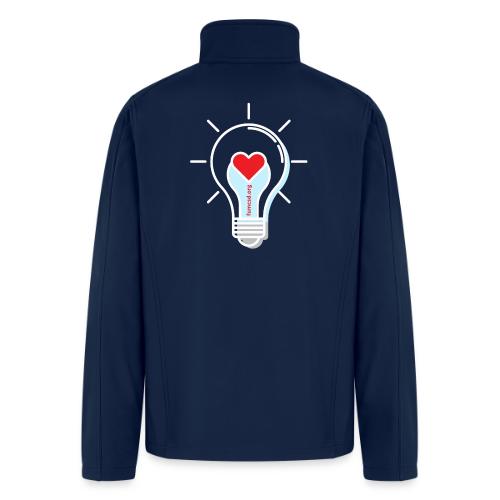 FUMCSD Heart Light Bulb - White Lines - Men’s Soft Shell Jacket
