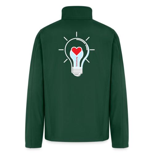 FUMCSD Heart Light Bulb - White Lines - Men’s Soft Shell Jacket