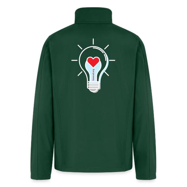 FUMCSD Heart Light Bulb - White Lines