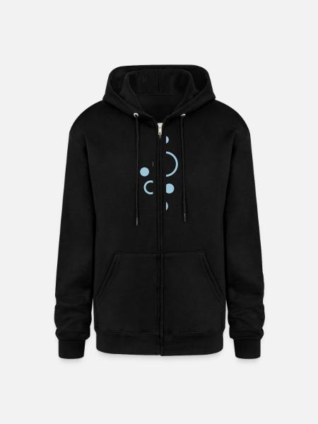 Bubbles - Champion Unisex Full Zip Hoodie - black