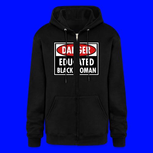 Danger Educated Black Woman_ Global Couture Long S - Champion Unisex Full Zip Hoodie