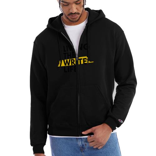 Living the Write Life - Champion Unisex Full Zip Hoodie