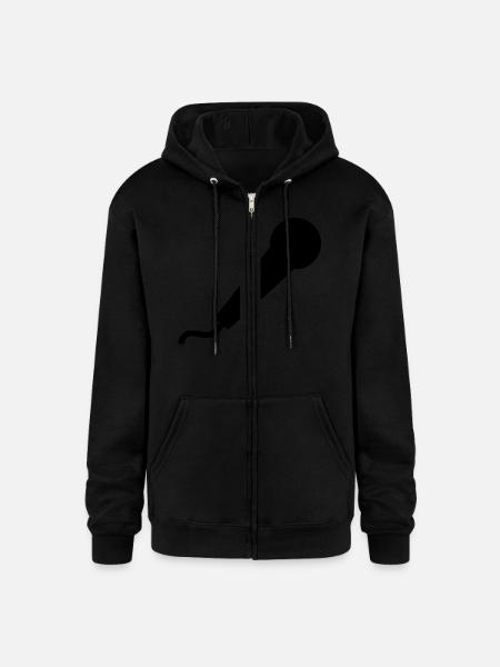 Microphone - Champion Unisex Full Zip Hoodie - black