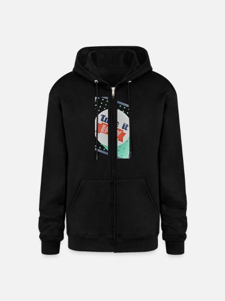 take it easy - Champion Unisex Full Zip Hoodie - black