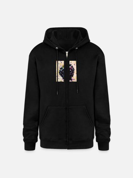 Very berry - Champion Unisex Full Zip Hoodie - black