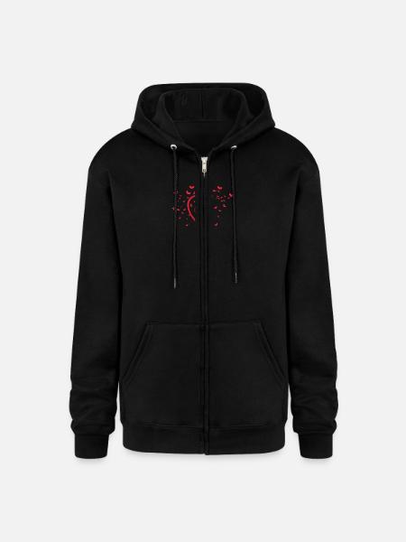 broken heart - Champion Unisex Full Zip Hoodie - black