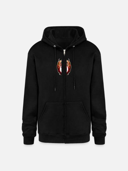 Ten Sports Number - Champion Unisex Full Zip Hoodie - black