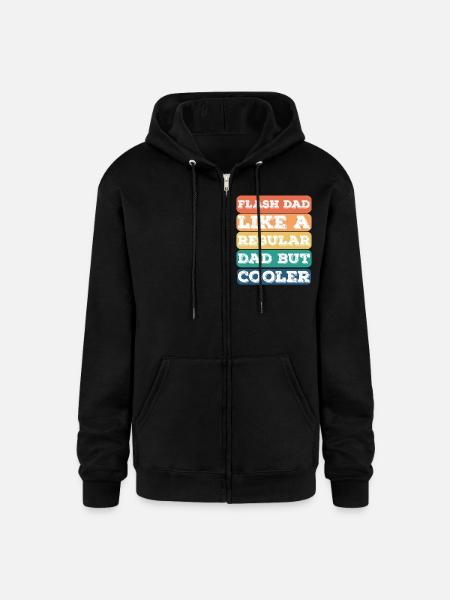 Bouldering Flash Dad Boulderer - Champion Unisex Full Zip Hoodie - black