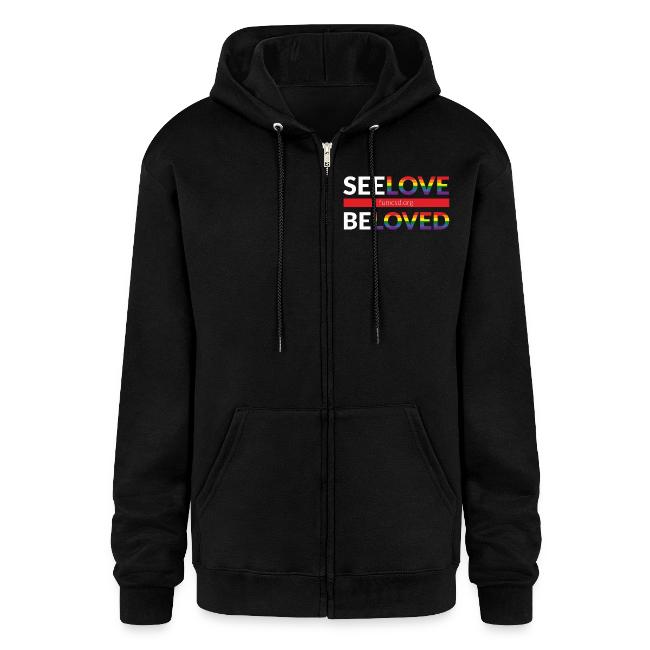 See Love, Be Loved at FUMCSD (white letters)