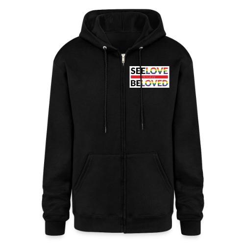 FUMCSD See Love, Be Loved: white design background - Champion Unisex Full Zip Hoodie