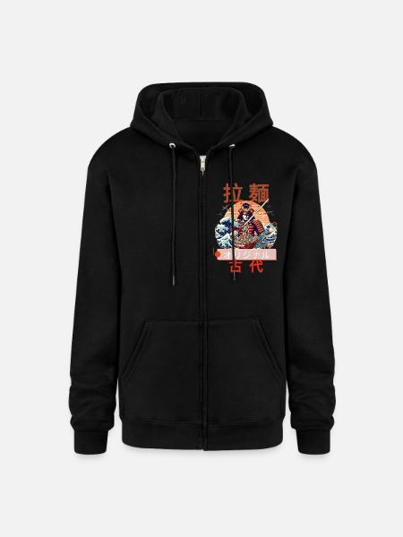 ramen - Champion Unisex Full Zip Hoodie - black